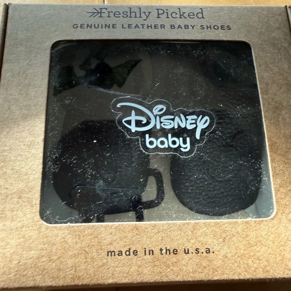Freshly Picked Disney Ebony Mickey Mouse City Mocc 2 NWT